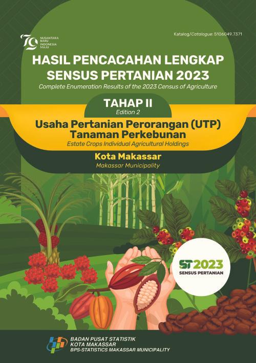 Complete Enumeration Results of the 2023 Census of Agriculture - Edition 2: Estate Crops Individual Agricultural Holdings Makassar Municipality