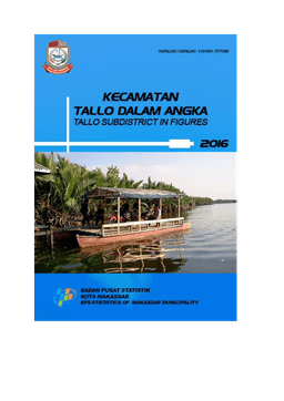 Kecamatan Tallo Dalam Angka 2016